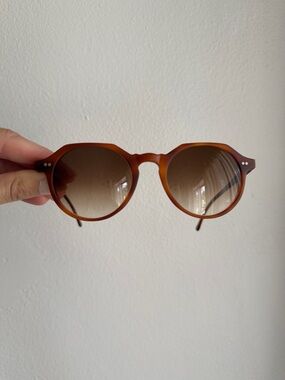 Marchesi Milano | Brera Round Men’s Sunglasses - Brown Lenses
